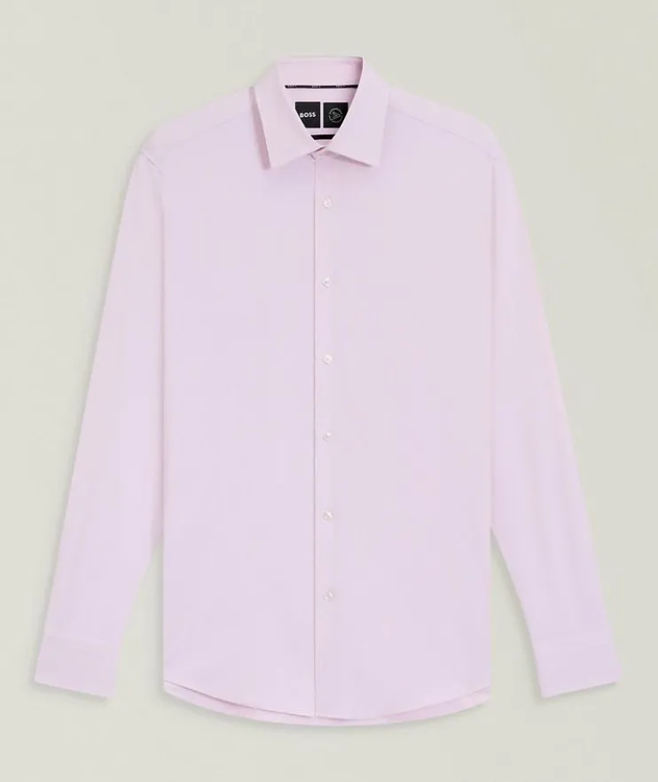 Hank Performance-Stretch Jersey Dress Shirt