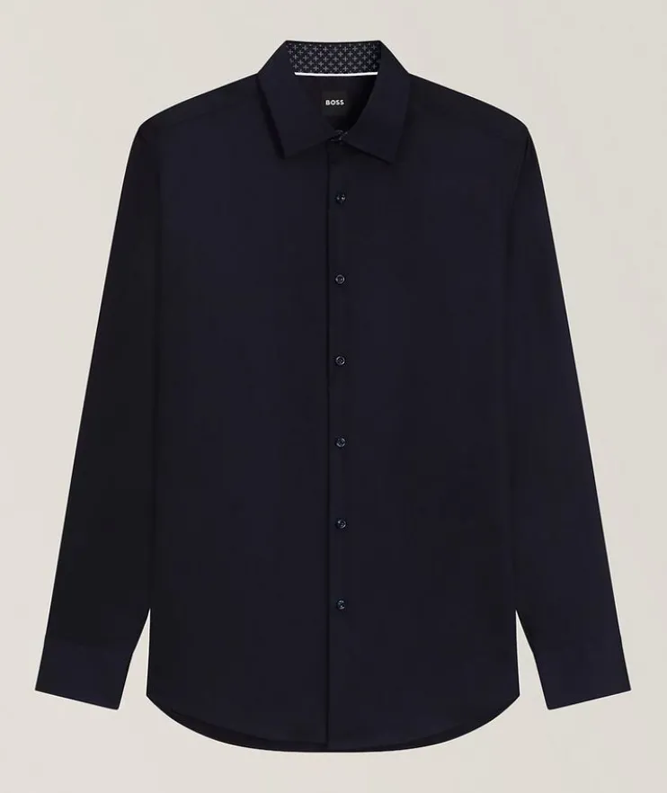 Hank Slim-Fit Cotton Poplin Shirt