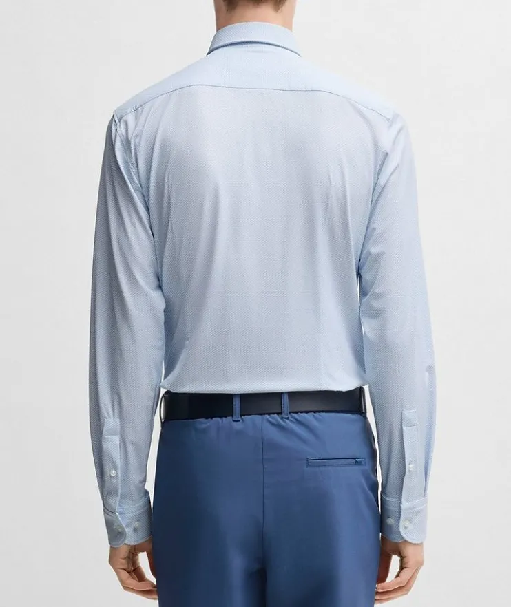 Hank Slim-Fit Jersey Dress Shirt