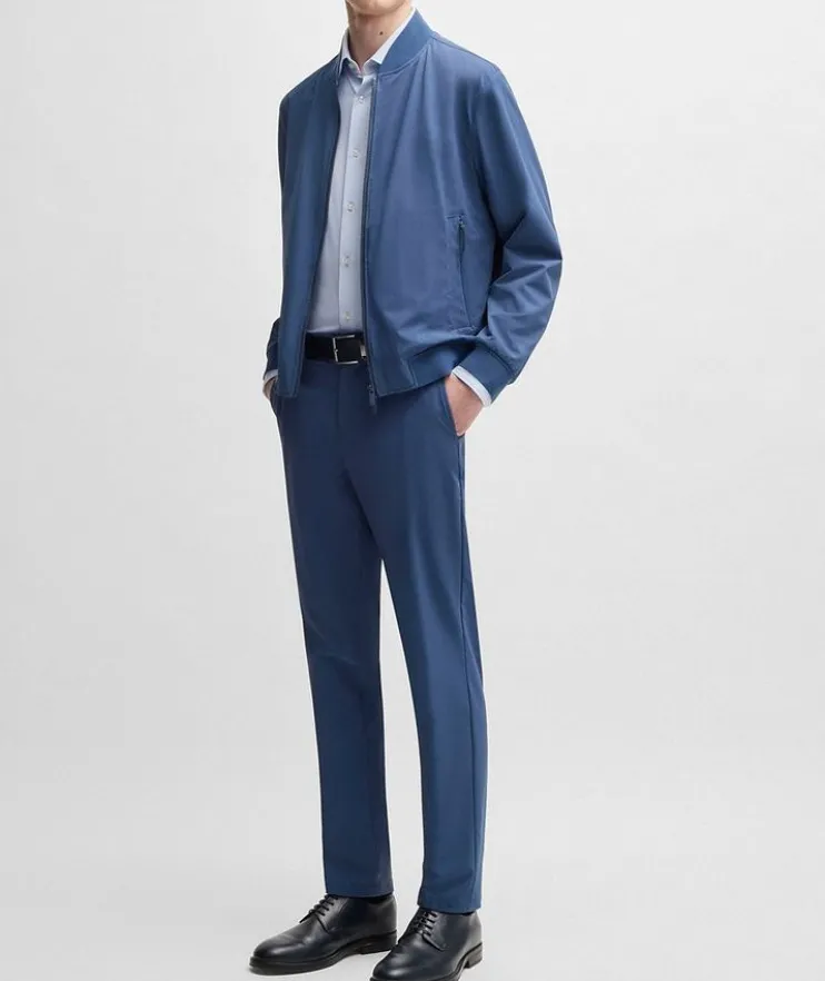 Hank Slim-Fit Jersey Dress Shirt