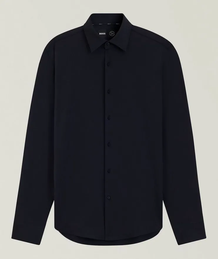 Hank Stretch-Jersey Dress Shirt