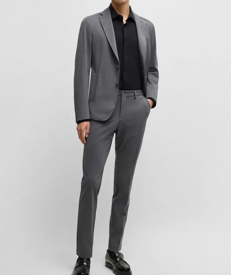 Hank Textured Jersey Dress Shirt