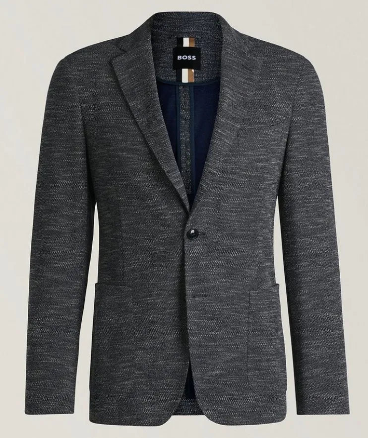 Hanry Slim-Fit Micro-Patterned Sport Jacket