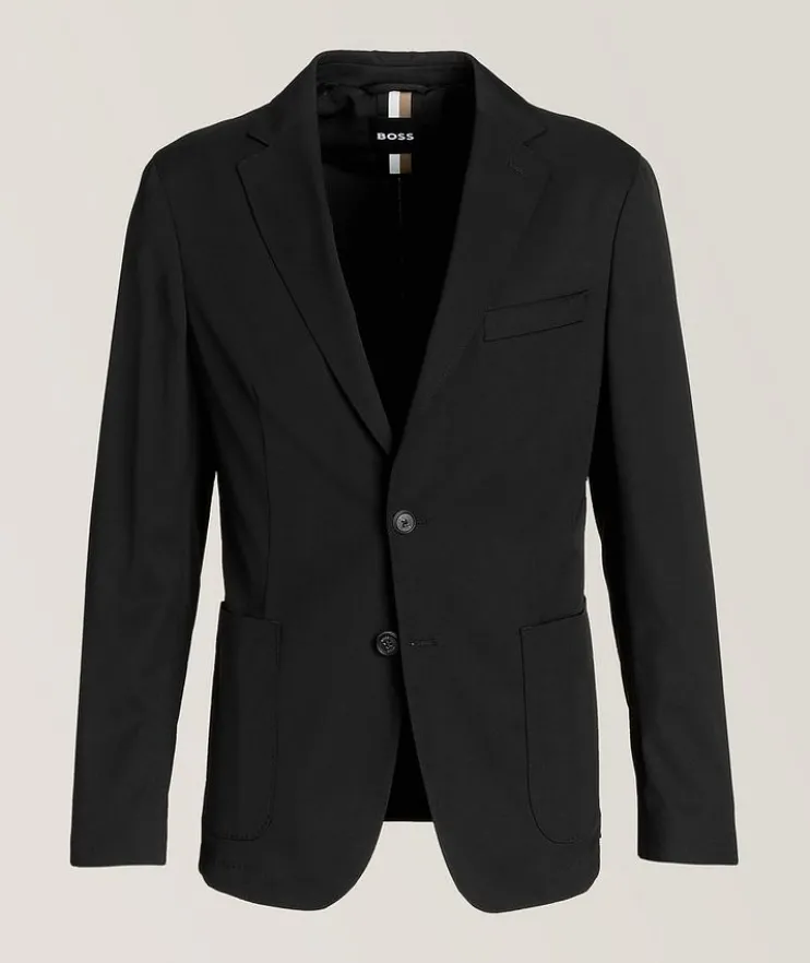 Hanry Textured Stretch Virgin Wool-Blend Sport Jacket