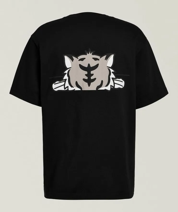 Happy Tiger Cotton T-Shirt