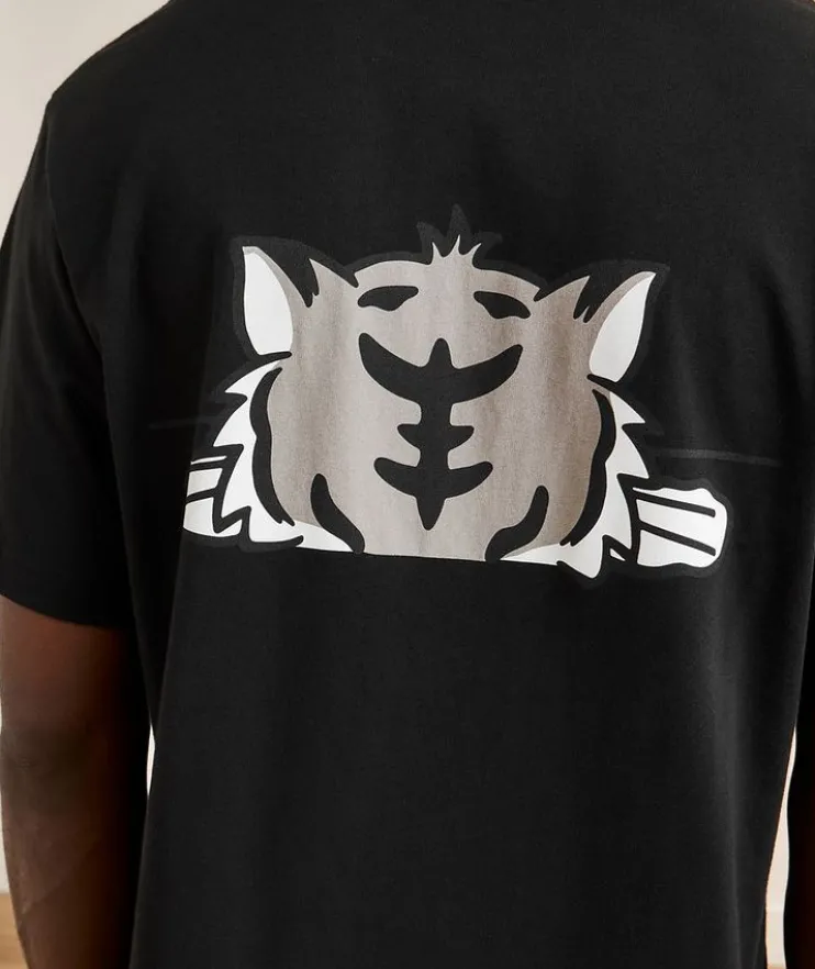 Happy Tiger Cotton T-Shirt