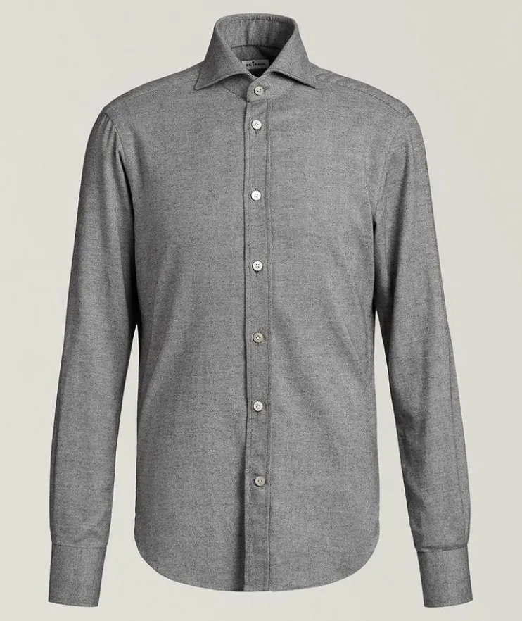 Herringbone Brushed Cotton Shirt