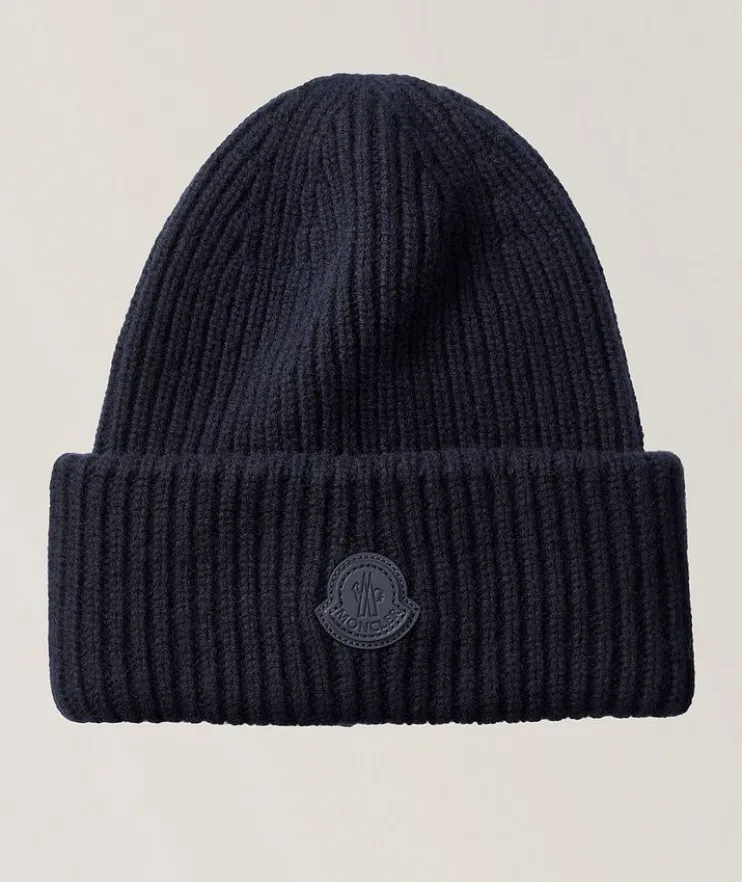 Herringbone Knit Cashmere Toque