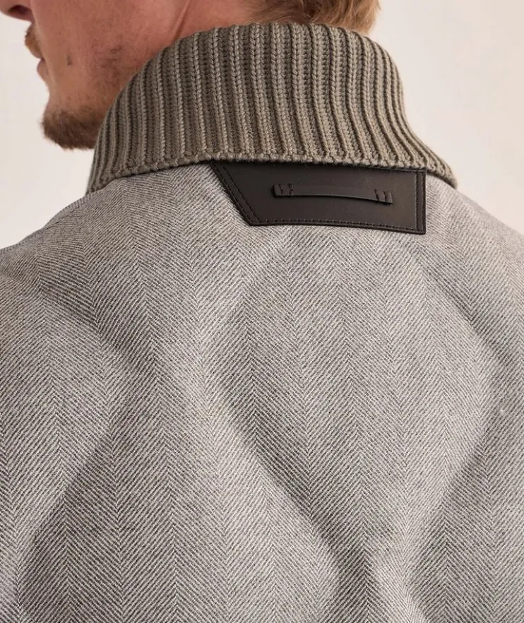 Herringbone Quilted Puffer Vest