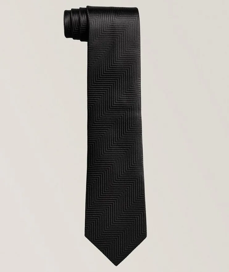 Herringbone Silk Tie