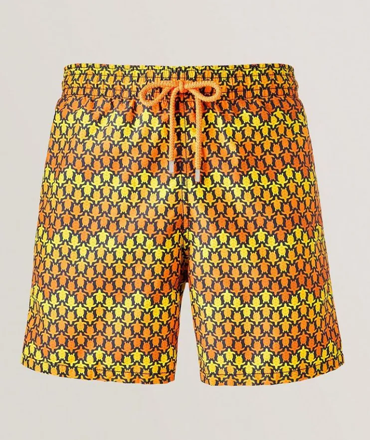 Herringbone Turtles Swim Shorts