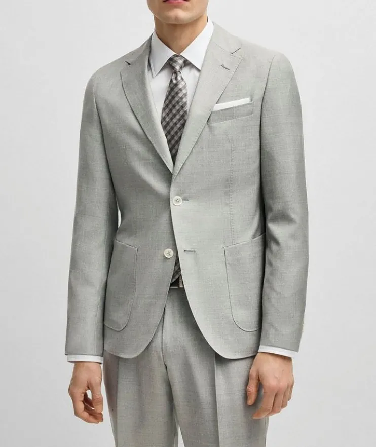 Heston Slim-Fit Wool-Silk Suit