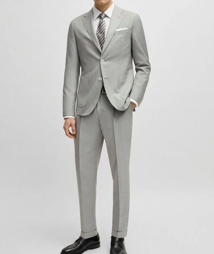 Heston Slim-Fit Wool-Silk Suit