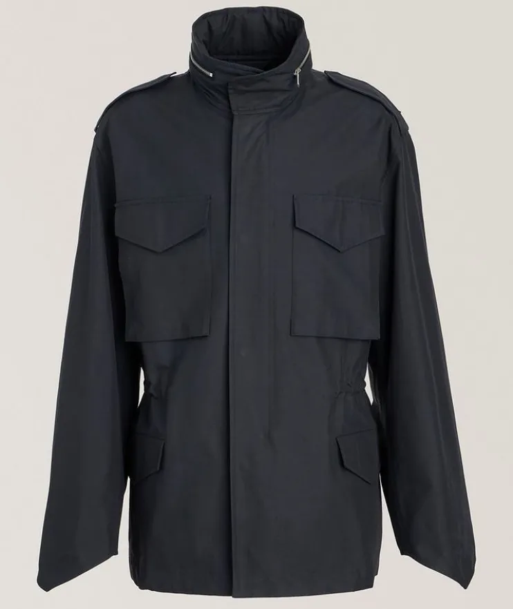 Hidden Hood Cotton Field Jacket