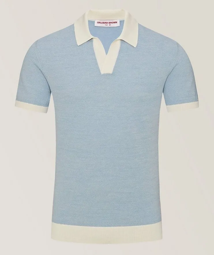 Horton Contrast Knit Polo