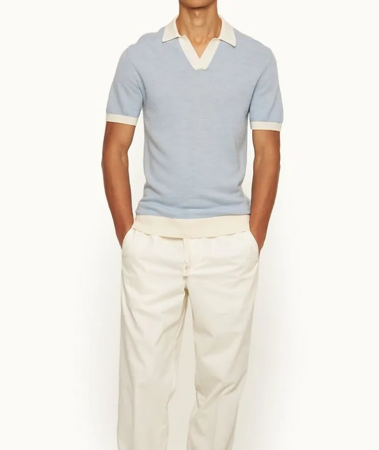 Horton Contrast Knit Polo