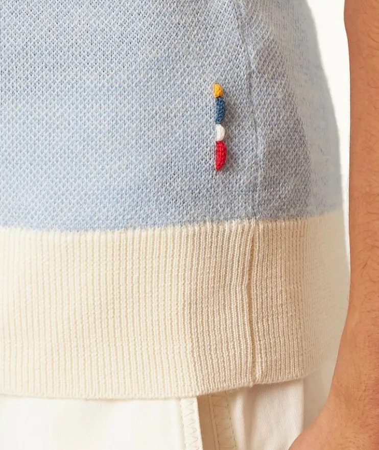 Horton Contrast Knit Polo