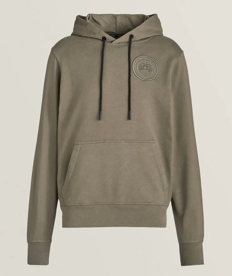 Huron Embroidered Logo Hooded Sweater