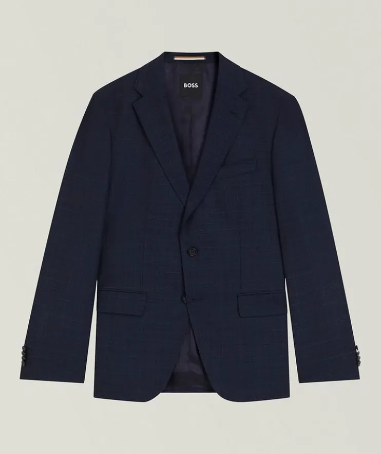 Hutson Checked Slim-Fit Sport Jacket