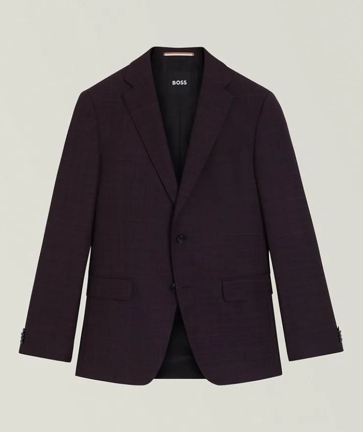 Hutson Checked Slim-Fit Sport Jacket