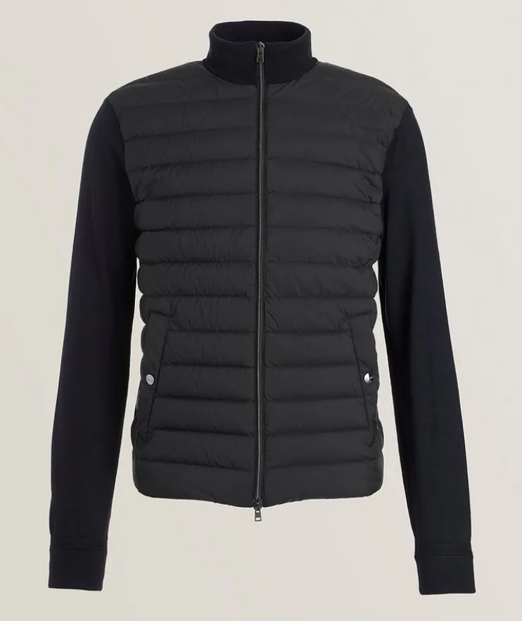 Hybrid Quilt Wool-Silk Sweater