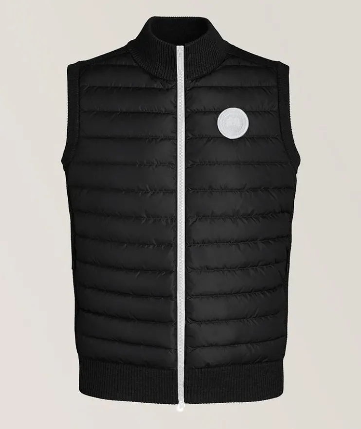 HyBridge Contrast Trim Knit Vest