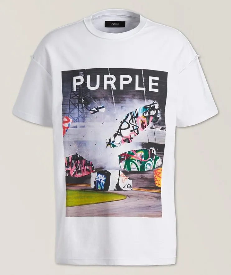 Inside-Out-Seams Cotton Logo T-Shirt