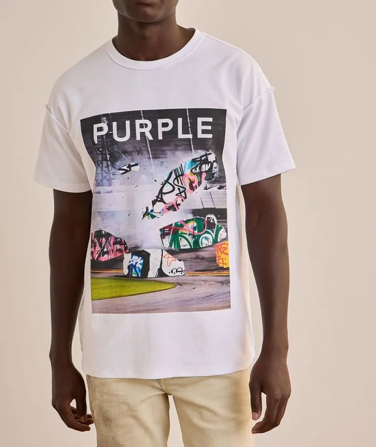 Inside-Out-Seams Cotton Logo T-Shirt