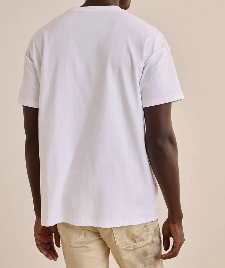 Inside-Out-Seams Cotton Logo T-Shirt