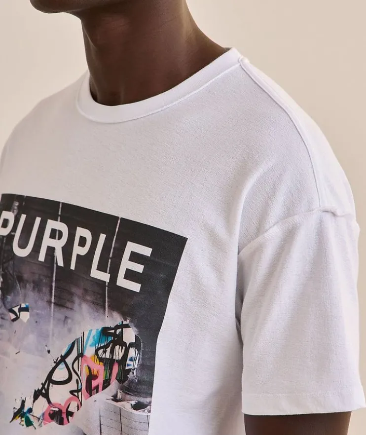 Inside-Out-Seams Cotton Logo T-Shirt