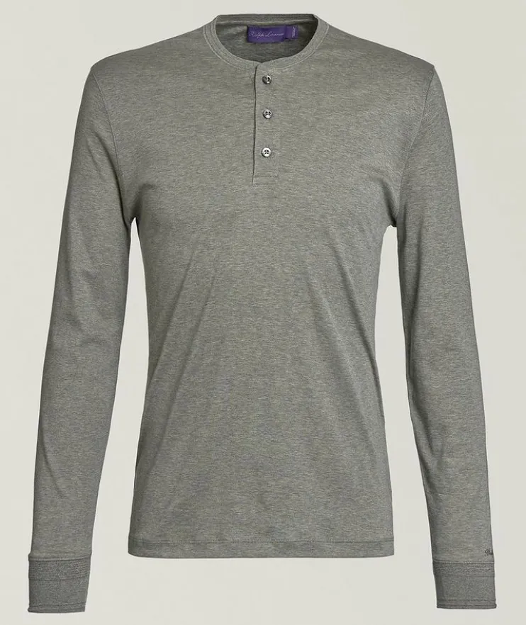 Interlock Cotton Henley