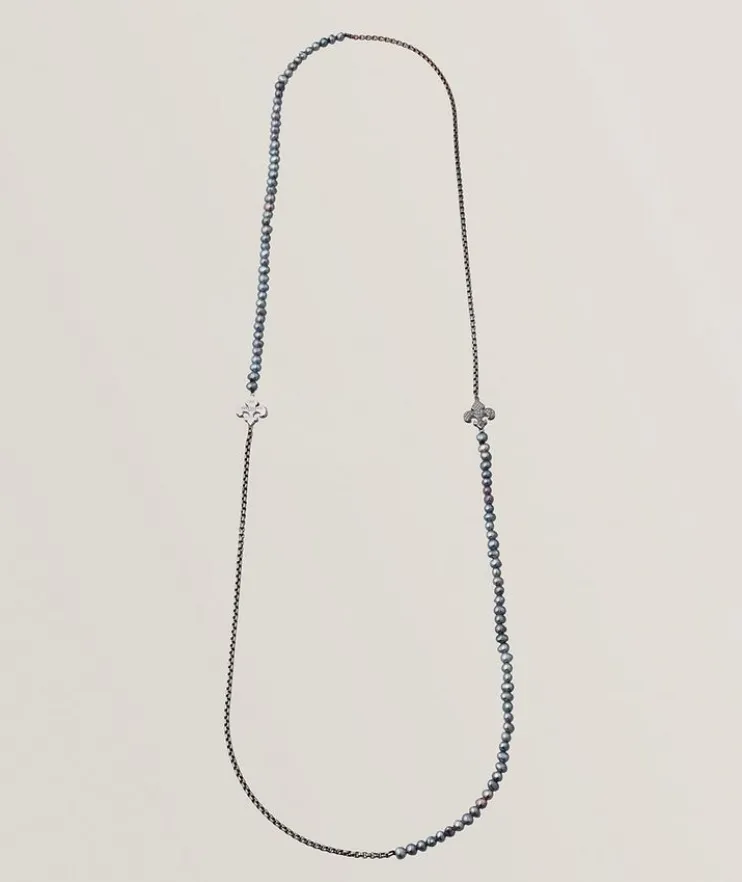 Ipanema Scapular Fleur de Lis Necklace