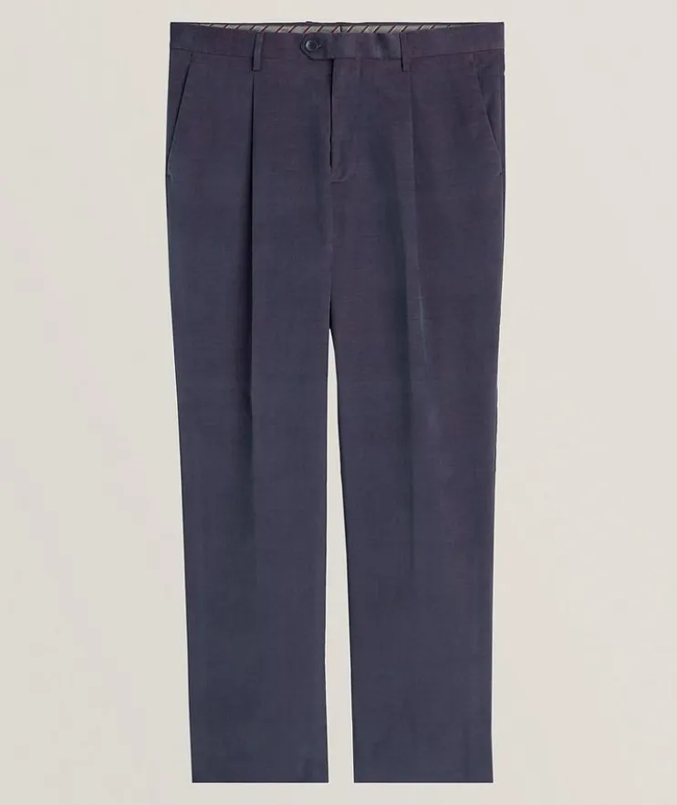 Iridescent Cotton-Blend Pants