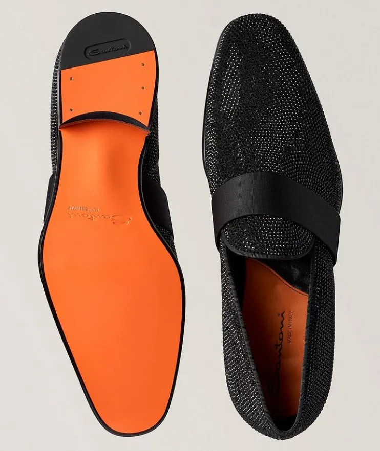 Isomer Swarovski Crystal-Embellished Loafers