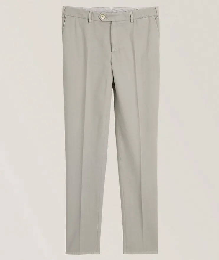 Italian-Fit Cotton Chino Pants
