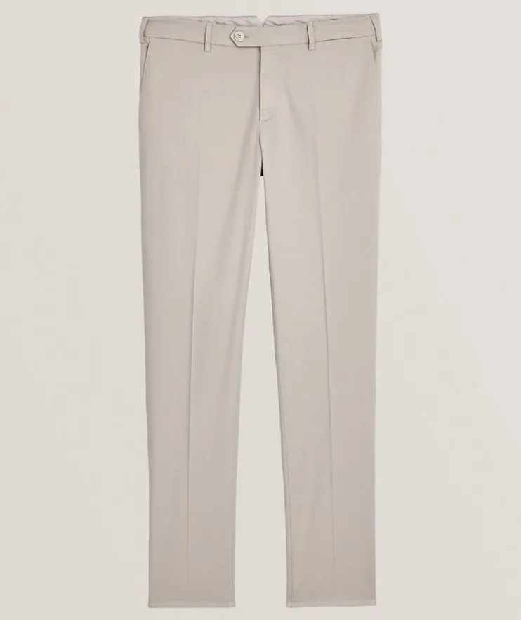 Italian-Fit Flat Front Pants