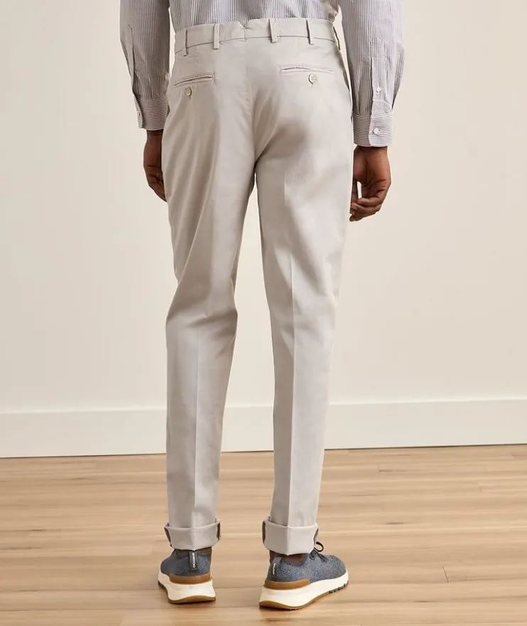 Italian-Fit Flat Front Pants