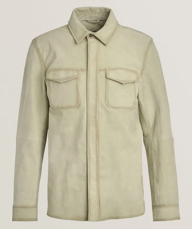 Izzy Suede Shirt Jacket