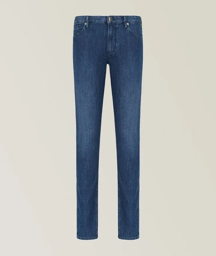 J06 Slim-Fit Cotton-Blend Jeans