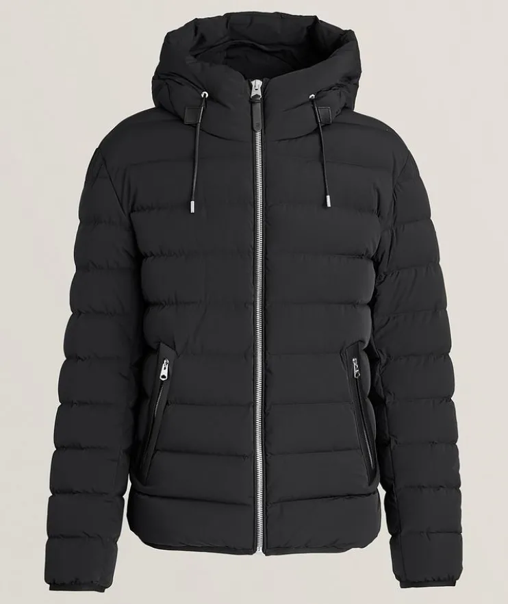 Jack Down Hooded Bomber Jacket