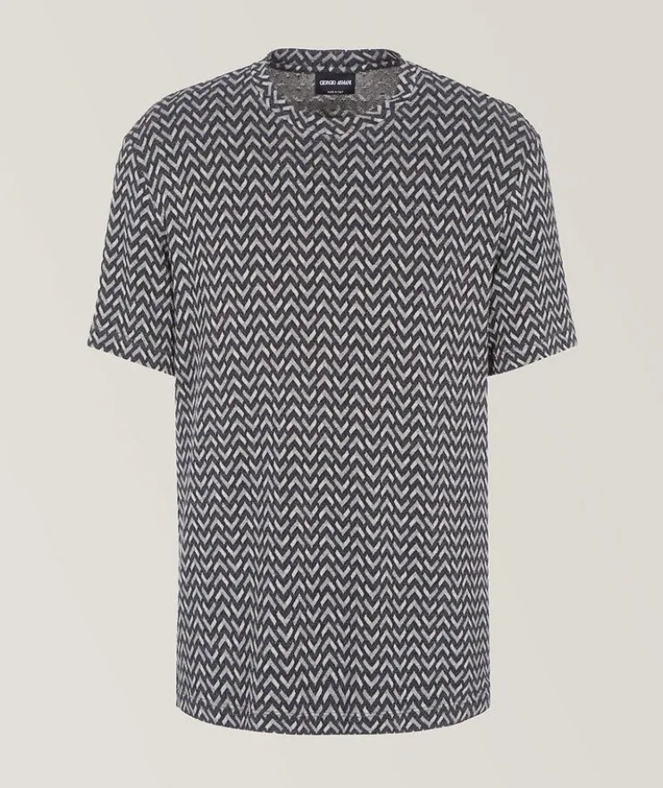 Jacquard Chevron T-shirt