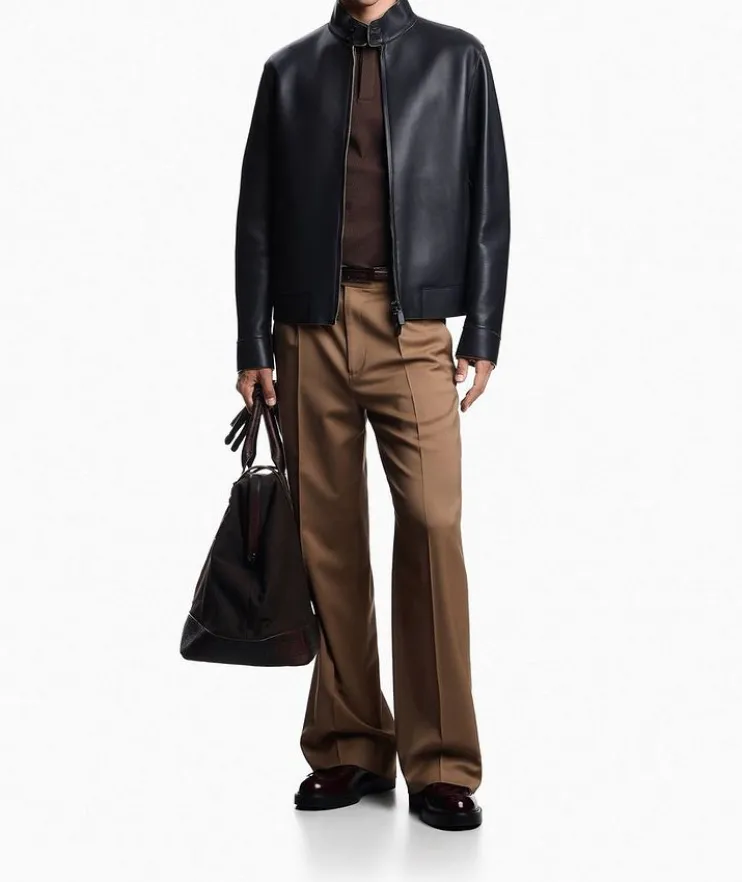 Jacquard Cotton Jersey Polo