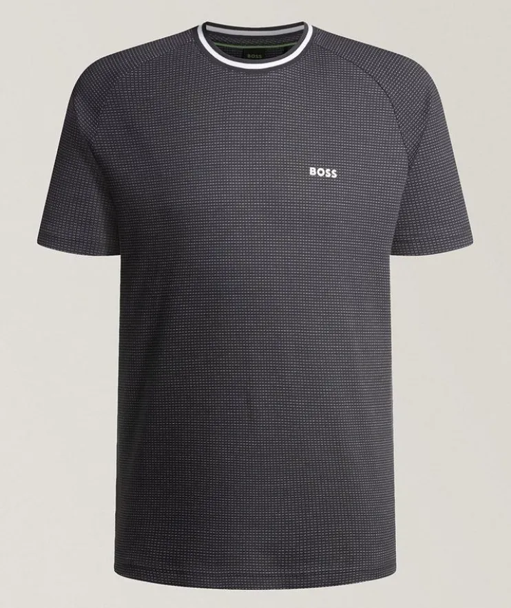 Jacquard Cotton Logo T-Shirt