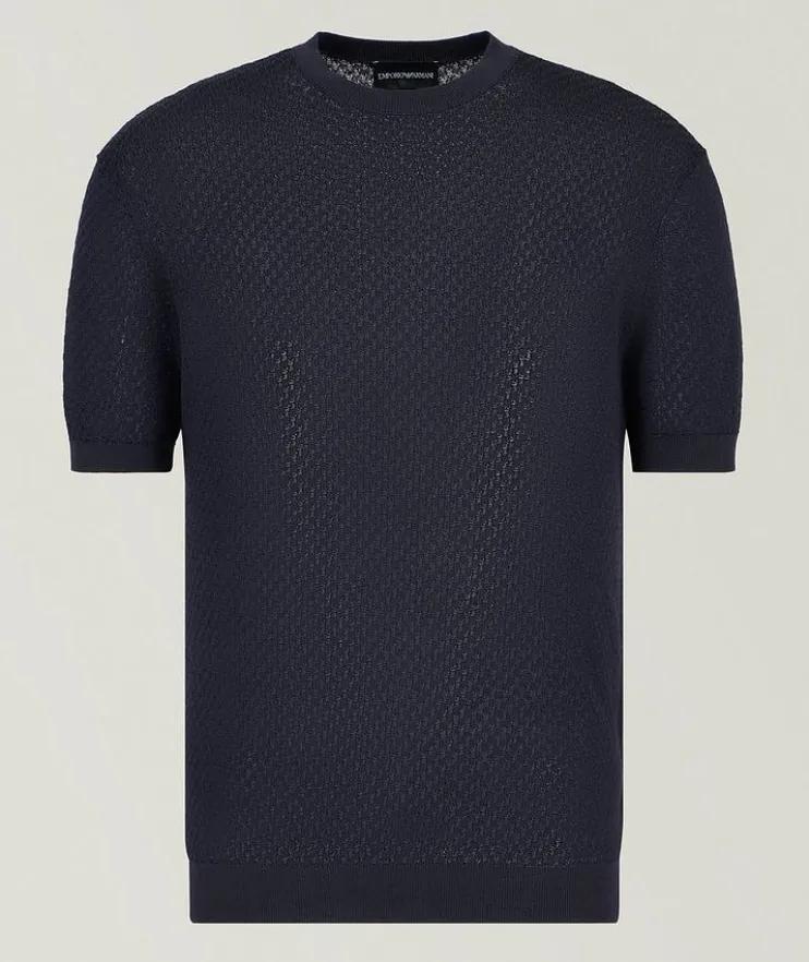 Jacquard Cotton-Blend Sweater