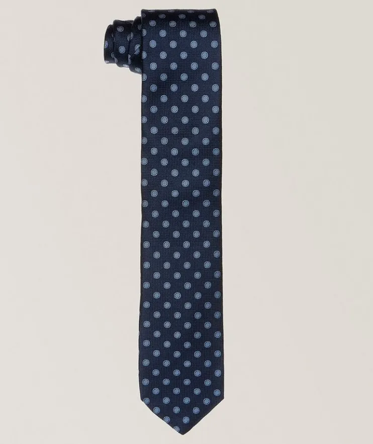 Jacquard Dot Silk Tie