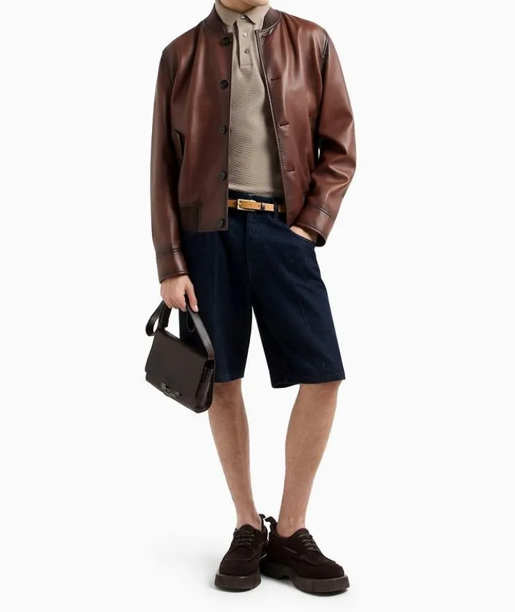 Jacquard Jersey Polo Shirt