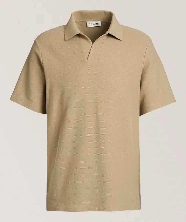 Jacquard Johnny Collar Polo