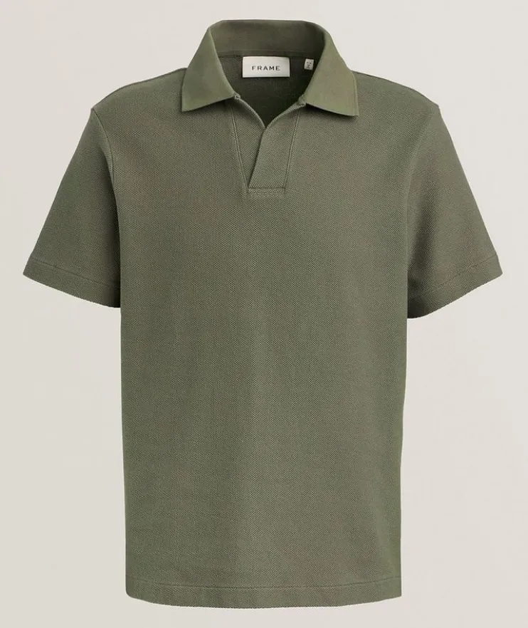 Jacquard Johnny Collar Polo