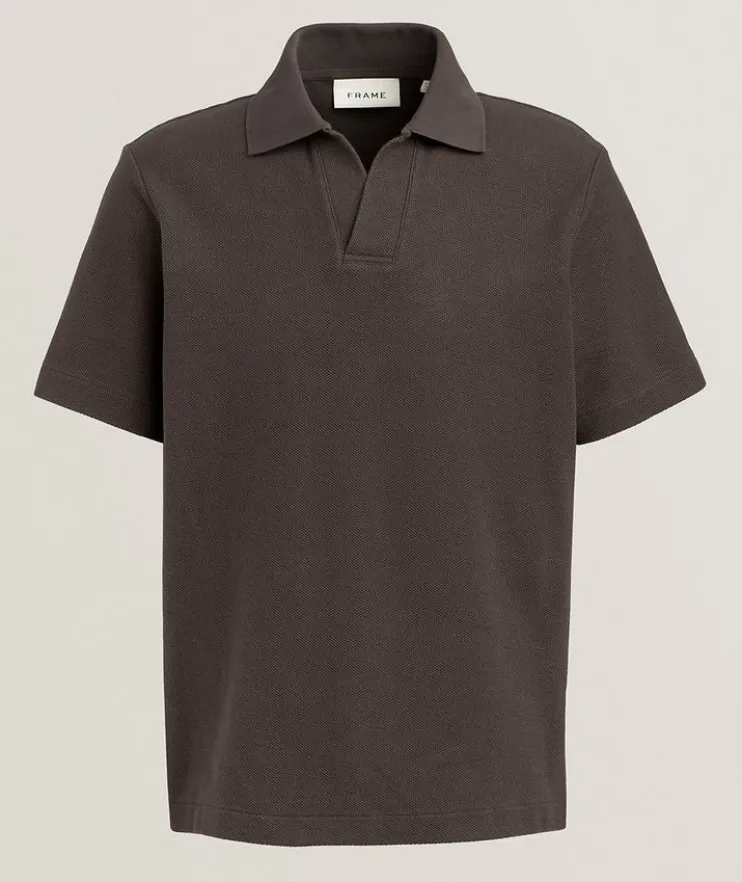 Jacquard Johnny Collar Polo