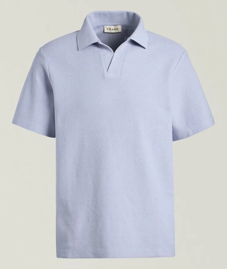 Jacquard Johnny Collar Polo